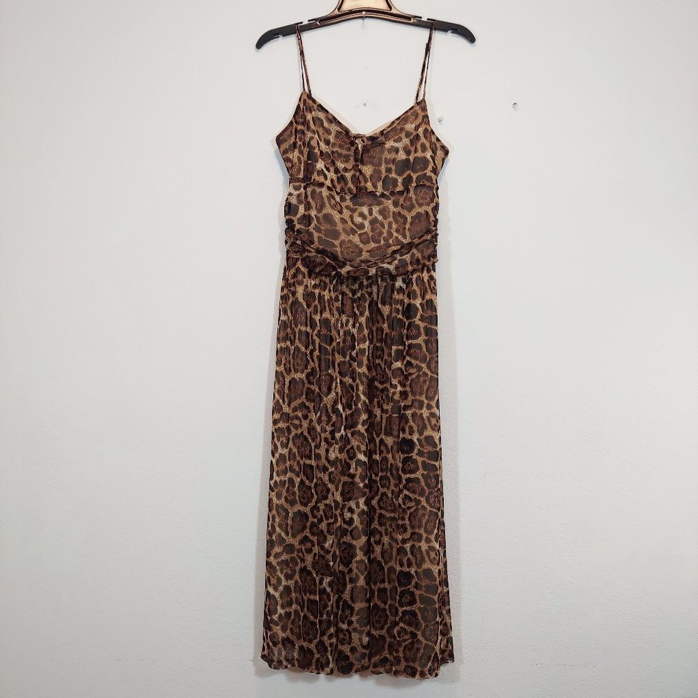 SPIEGEL Womens Long Lined Brown Evening Dress